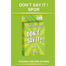 Ny Home Don’t Say It Spor Yasaklı Kelime Oyunu Spor Temalı Parti ve Aile Kelime Oyunu | Eğlenceli Kutu Oyunu