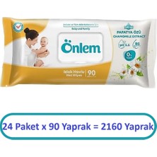 Önlem Papatyalı Islak Havlu Kapaklı 2160 Yaprak