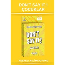 Ny Home Don’t Say It Çocuklar Yasaklı Kelime Oyunu Çocuklar Için Eğlenceli Aile ve Parti Kelime Oyunu