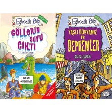 Eğlenceli Bilgi Yayınları Göllerin Suyu Çıktı ve Yaşlı Dünyamız ve Depremler (Anita Ganeri)