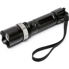 Uravas Store KM-110 Profesyonel Şarjlı El Feneri Ledli+Flashlight+Zoom Özellikli Aparatlı 6 Parça Full Set