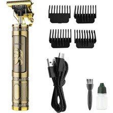 Zemira PS-033 Çelik Kasa Profesyonel T-Bıçak Sakal Çizim Tıraş Makinesi