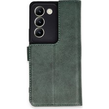 Uravas Store V30 Lite 4g Kılıf S Kapaklı Kılıf - Yeşil