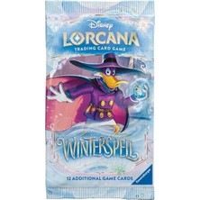 Disney Lorcana  Kart Oyunu: Winterspell - Güçlendirici Paket -Booster -12 Kart -Ingilizce