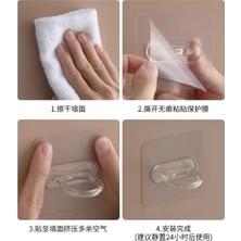 Uravas Store Kendinden Yapışkanlı Çok Amaçlı Yuvarlak Halka