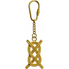 Zemira Pirinç Gemi Düğümü Anahtarlık 3075C