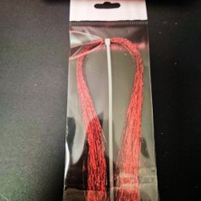 Eagenset Metallic Yarn Sim Ipliği Kırmızı Poşet Çapari Simi 40 Metre