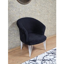 Sevinç Mobilya Tekli Teddy Beyaz Boyalı Telli Ayak Çay Seti Koltuk Tekli Berjer , Balkon, Salon, Ofis