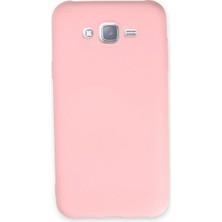 Uravas Store Galaxy J7 Kılıf Nano Içi Kadife Silikon - Pudra