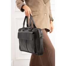 Hakiki Deri Unisex Laptop Notebook Macbook ve Evrak Çantası