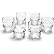 Marsilyan 6'lı Kurukafa Cam Shot Bardağı ALK2151