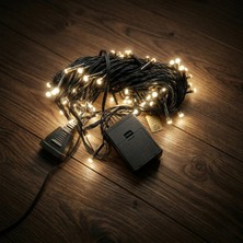 Marsilyan 10M 100 LED Damla Uçlu Gün Işığı Siyah Kablo