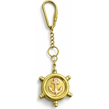 Marsilyan Pirinç Dümen Anahtarlık - Model 1