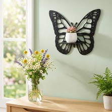 Dekoratif Kelebek Duvar Rafı