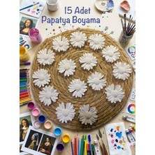 Taş Boyama Seti 15 Adet Papatya Boyama Etkinlik