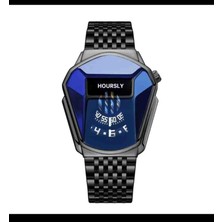 Hoursly Erkek Saati Asaleti Gücü Yansıtan Özel Dizayn Tasarım Quartz K