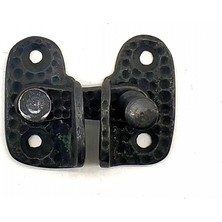 MiraLive Antika Tarz Dekoratif Pirinç Mini Kapak Mandalı - 40X45 Mm, Oksit