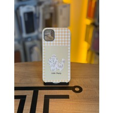 Avcı Teknoloji Market iPhone 11 Uyumlu Özel Tasarım Sevimli Figürlü Deri Dokulu Telefon Kılıfı