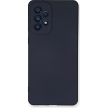 Uravas Store Galaxy A53 5g Kılıf Nano Içi Kadife Silikon - Lacivert