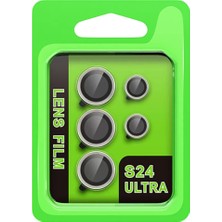 Uravas Store Galaxy S24 Raze Metal Kamera Lens - Gri