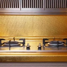 Uravas Store Yapışkanlı Gold Mutfak Tezgah Folyosu