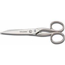 MiraLive Solgern M-218 Sivri Uçlu Iplik Temizleme Makası No: 5,5 Inç / 13,97 cm - Nikel Kaplama