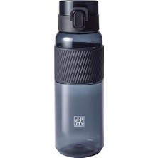 Zwıllıng Içecek Şişesi, Bpa Içermez, Fitness, Boş Zaman ve Ofis Için Su Şişesi, Tritan, Siyah, 680 ml