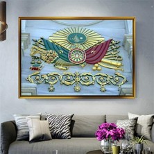 Giyense Altın Çerçeveli Dekoratif Tablo NYY25