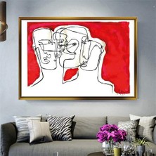 Giyense Altın Çerçeveli Dekoratif Tablo NYY315