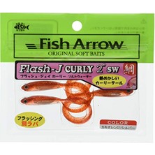 Flash-J Curly Sw 2" (5 Adet/paket) #138 Persimmon Nge/silver Olta