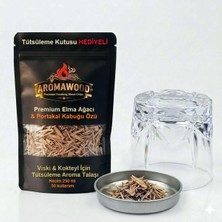 Viski & Kokteyl Için Elma Ağacı & Portakal Kabuğu Özü Aroması Tütsüleme Talaşı