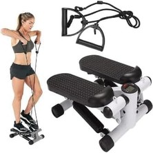 HDY Store İpli Fitness Stepper Total Body Twister Egzersiz Aleti Siyah Ergonomik Tasarım ile Evde Kullanım İçin
