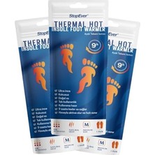 Stopever Thermal Hot Ayak Tabanlı Isıtıcı - Insole Foot Warmer 3lü Paket