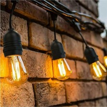 Marsilyan 5m 10 Ampul LED Fişli Gün Işığı