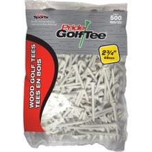 Pride Golf Tee Golf Topu Tutucu, 7 Cm, Lüks Tee, 500 Adet