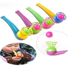 Fresh 4 Adet Pipo Şeklinde Uçan Top Üflemeli Eğlence Parti Top Üfleme Oyunu