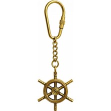 Marsilyan Pirinç Dümen Anahtarlık - Model 2