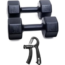 Besinistanbul Ps Spor 3  Dambıl Çift + Sayaçlı Ayarlanabilir El Yayı (3  x 2 Adet Gönderim Yapılır) Siyah