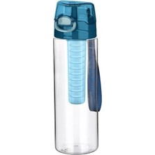Detox Matarası, Bpa Içermeyen, Beye ve Isıya Dayanıklı, 500 ml Kapasiteli, 4 Farklı Renk Seçenekli (Mavi)