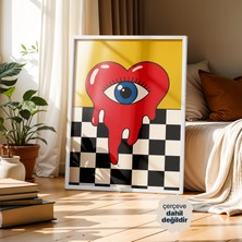 Persona Istanbul "desire's Geometric Gaze" - Pop-Art Illüstrasyon Posteri (Çerçevesiz)