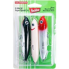 Saltwater Super Spook Jr - 3'lü Paket PK3X9236-2, Çoklu, Tek Boyut