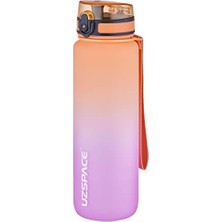 Fiftyfifty 1000ML  Boy Çift Renk Softtouch Ff Collection Tritan Su Matarası Turuncu-Mor