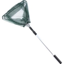 HDY Store Hafif 210 cm Katlanabilir Teleskopik Alüminyum Alaşım 40X40 Balık Kepçesi Pratik Kullanım İçin