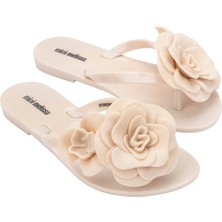 Mini Melissa Harmonic Petals Inf Kız Çocuk Parmak Arası Terlik 37821-KREM