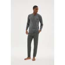 Kly Midi Yaka Pijama Takımı 26108