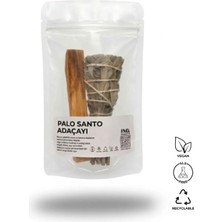 Inka Wood Palo Santo & Adaçayı Tütsü Paketi - Doğal Arınma Seti