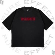Pure Effect Unisex Oversize Divine Warmth Baskılı Boxy Fit Kalın Kumaşlı T-Shirt