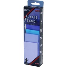 Marsilyan 5pcs Silikon - Esnek Plates Bantı Renkli Direnç = 10-15-20-30-40 Seviye (4887)