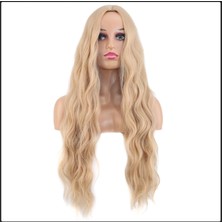 Handmade Uzun Dalgalı Fiber Sentetik Kaliteli Saç Balköpüğü