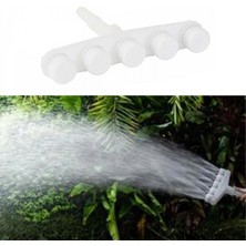 Marsilyan 5 Kafalı Peyzaj Bahçe Tarla Çim Sulama Başlığı Yüksek Basınçlı Su Püskürtücü Hortum Aparatı (4887)